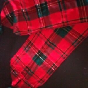 Plaid Red and Green Home Accent Decor